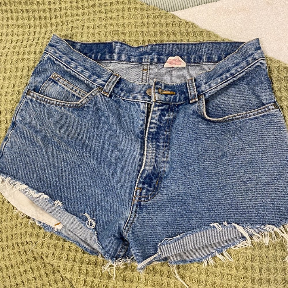 High Rise vintage denim shorts